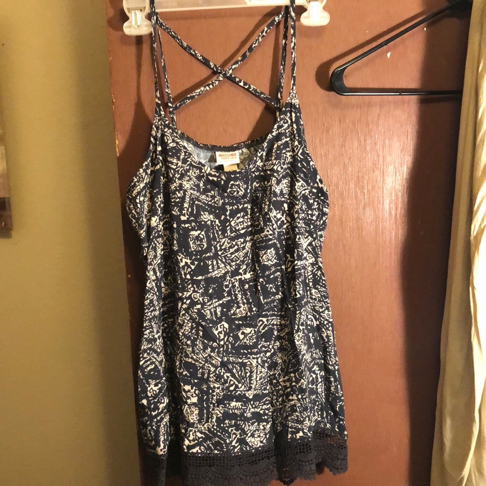 Mossimo Supply Co criss-cross back design SZ LG